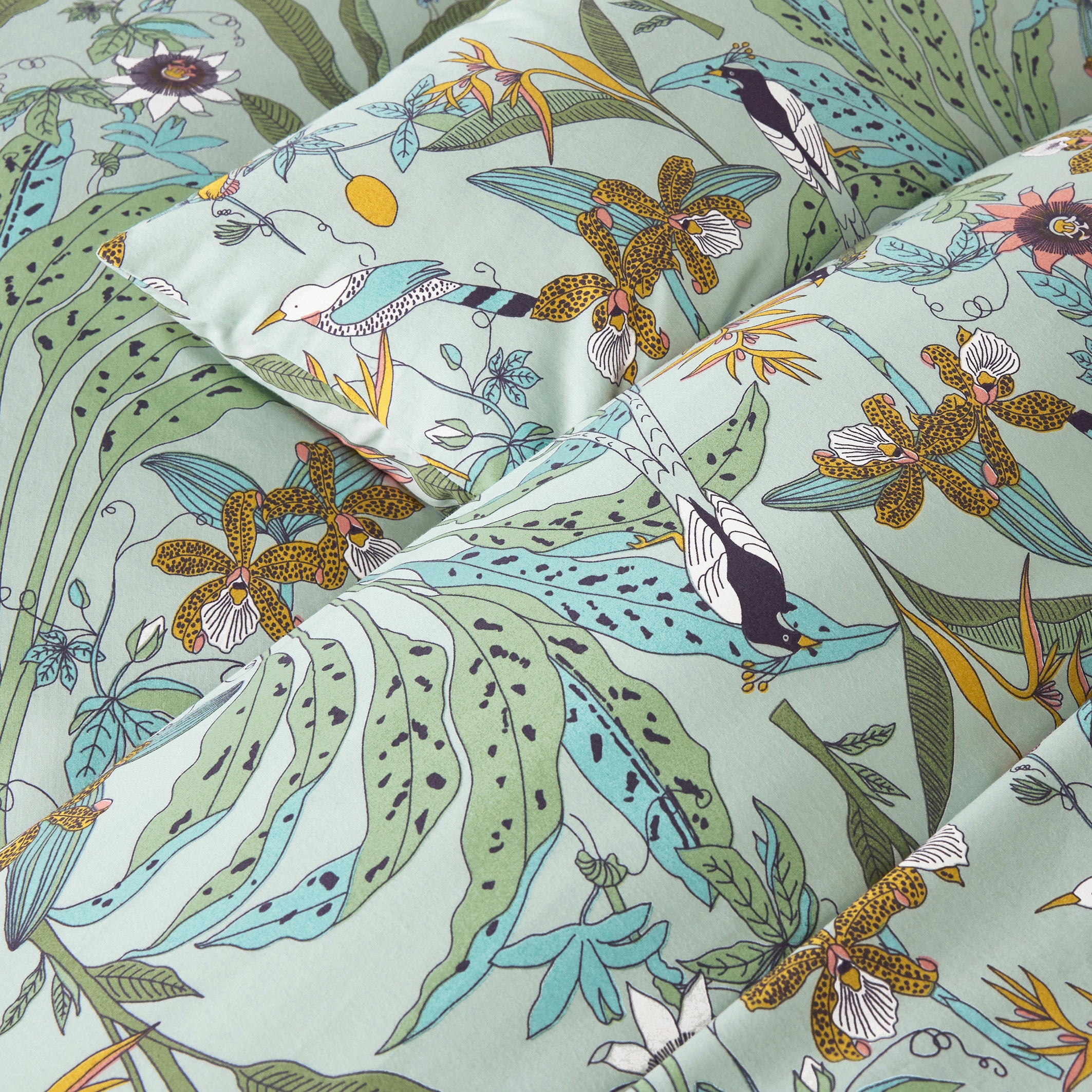 Housse de couette percale de coton, Eden Flower