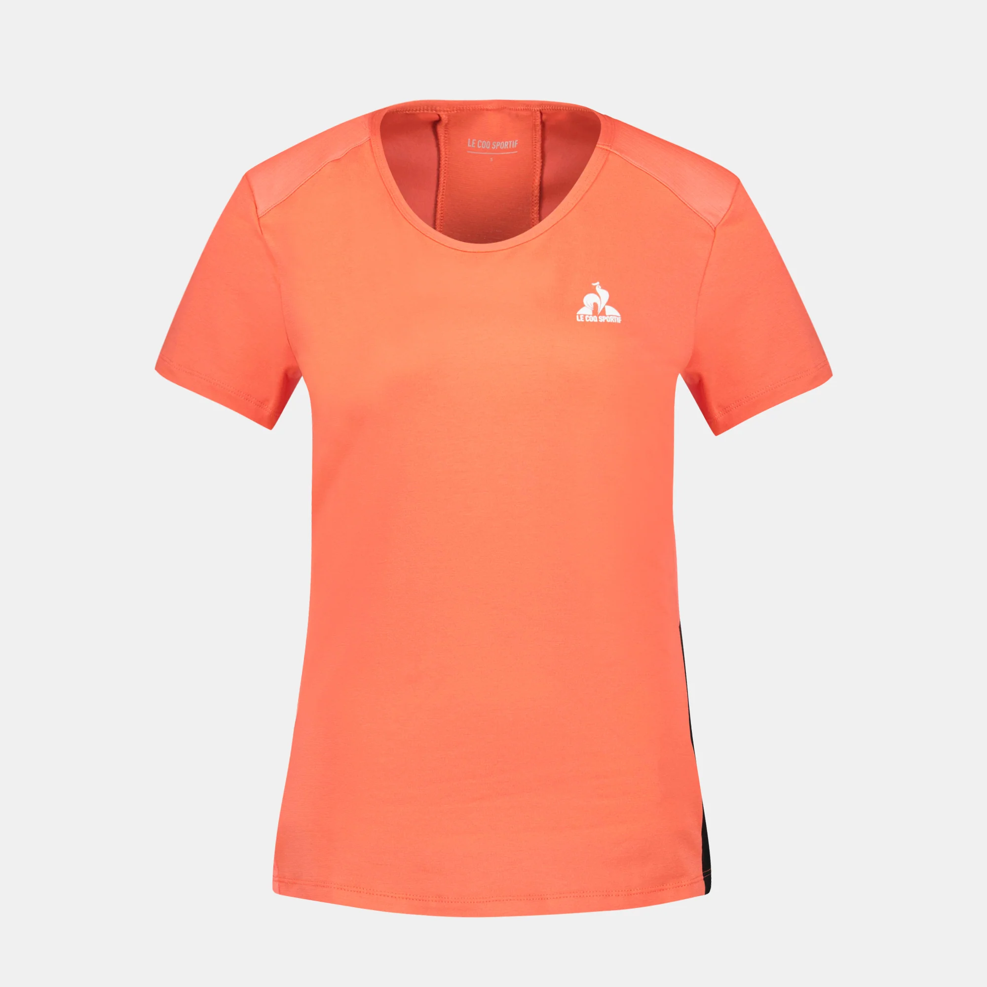 2410234-TRAINING Tee SS N°1 W orange perf/black | T-shirt Femme