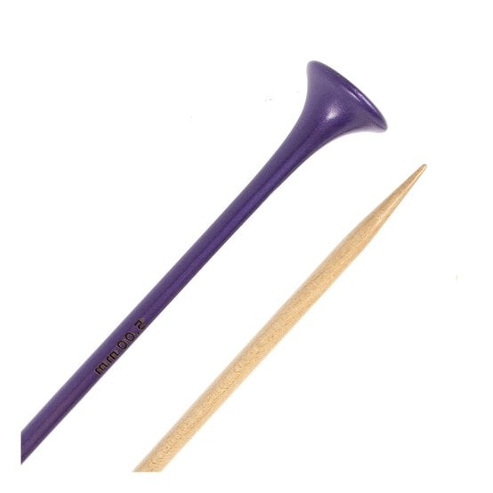 Knitcraft Wooden Knitting Needles 5mm x 35cm