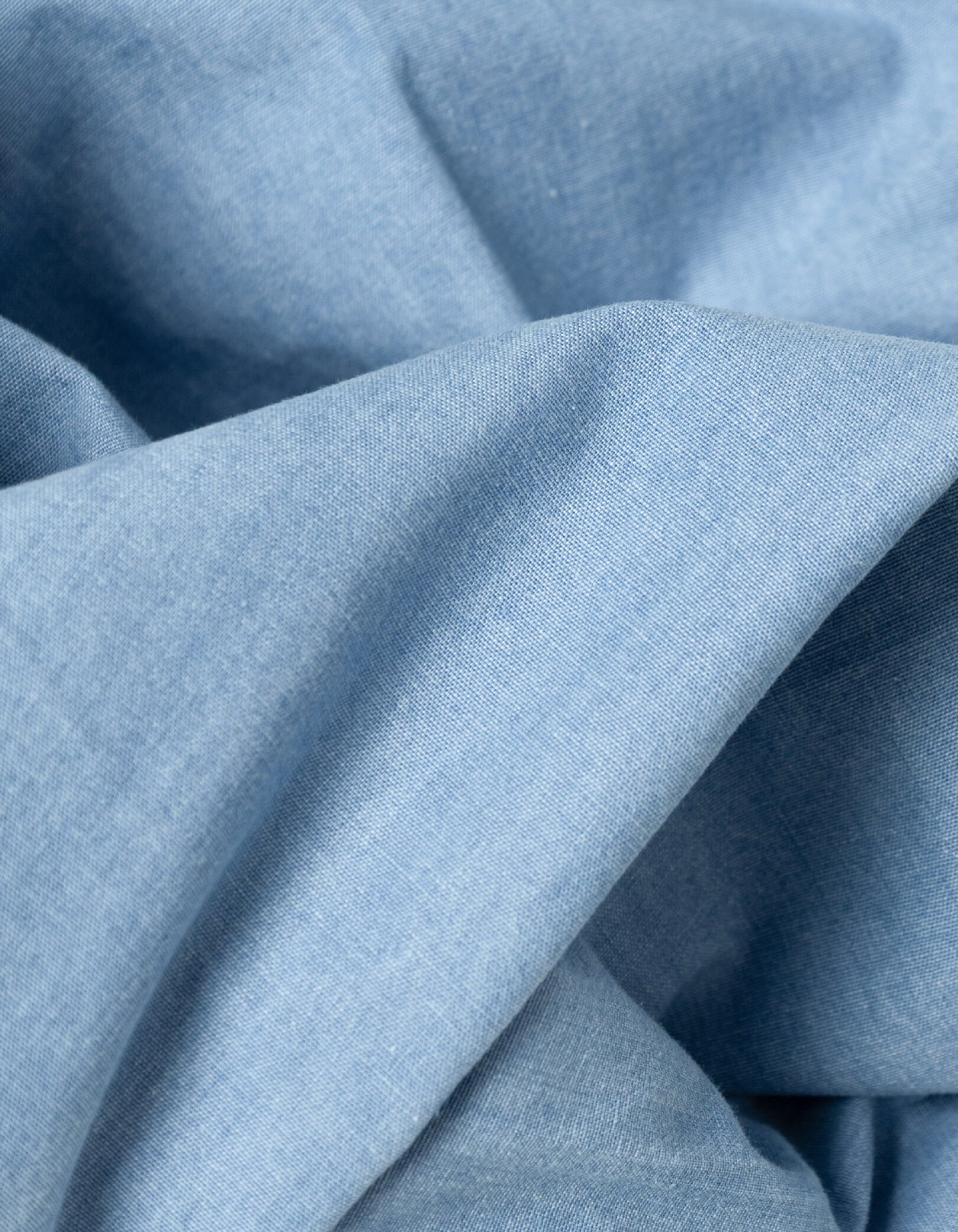 Pantalon de tailleur bleu coton bio larges revers Femme