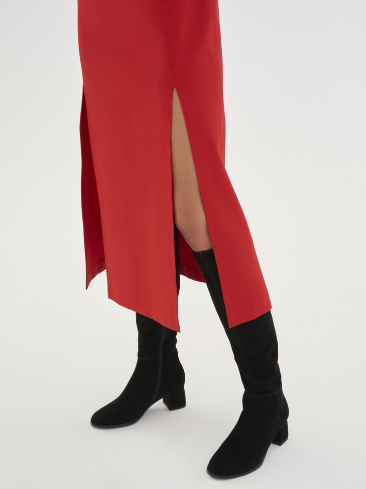 Ladies' black high boots