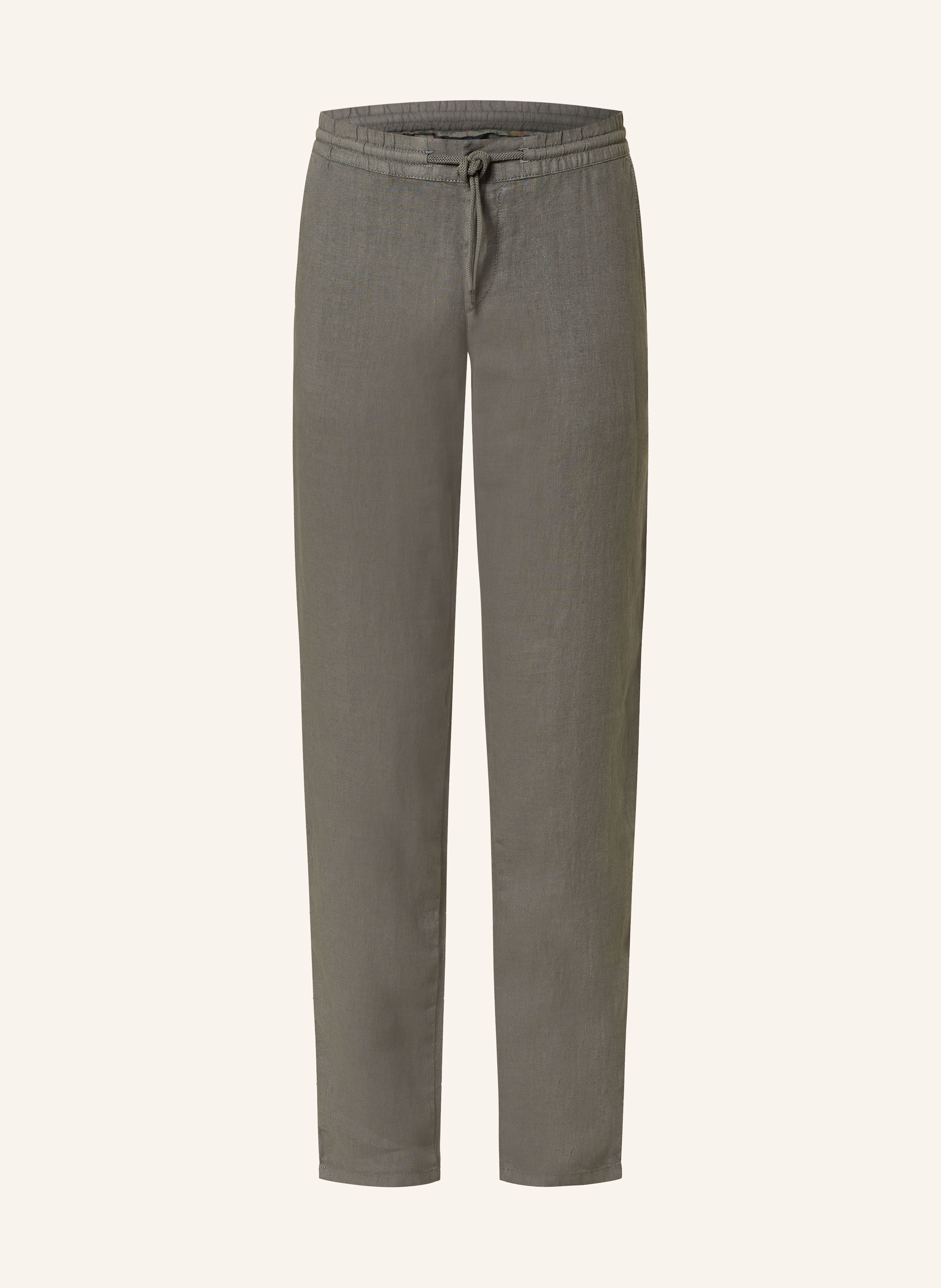 ALBERTO Leinenhose HOUSE im Jogging-Stil Tapered Fit