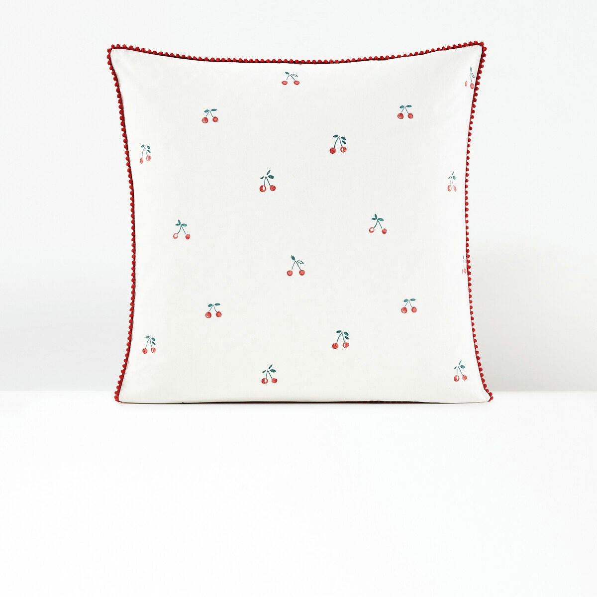 Taie d’oreiller en coton biologique Griotte