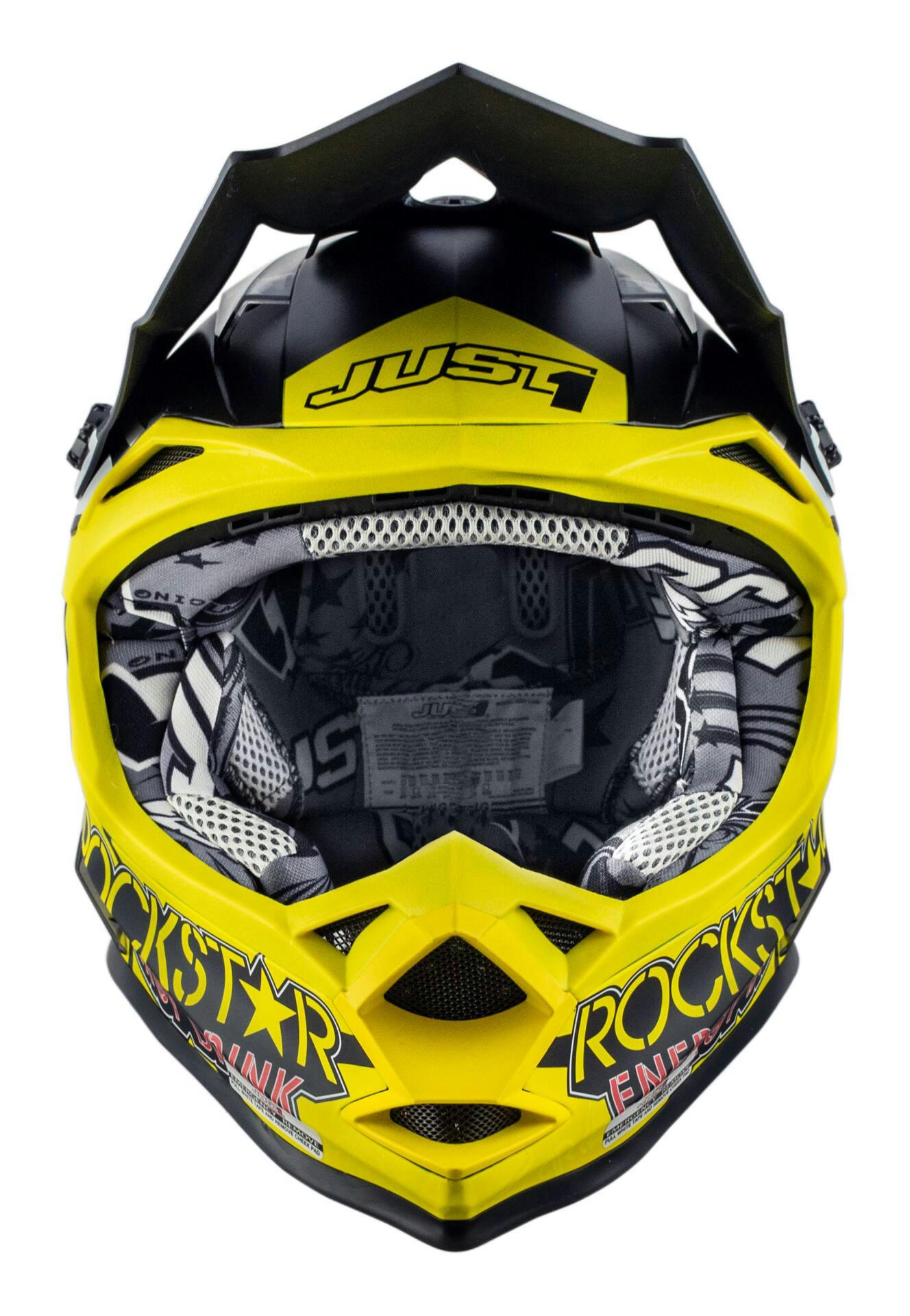 Just1 J32 Youth MX Helmet, Rockstar