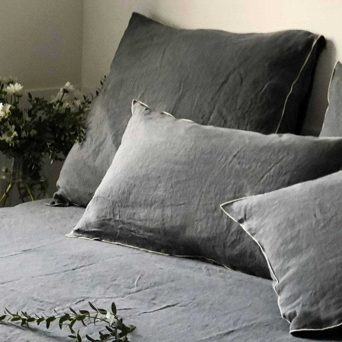 OSLO - Taie d´oreiller lin coton - L50,000 x l70,000 x h0,000