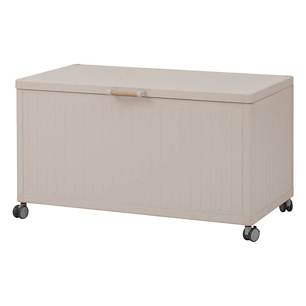 Coffre de rangement Edenio argile M 141,6 x 72 x 78cm en aluminium- Hespéride