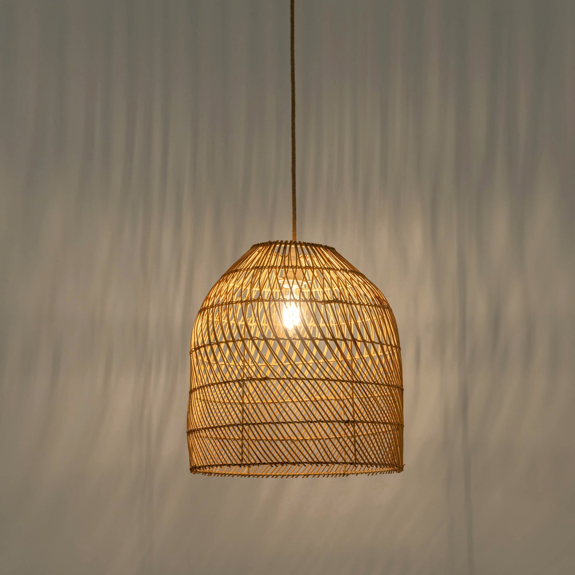EVIRA - Suspension naturelle non électrifiée en rotin D43cm - naturel