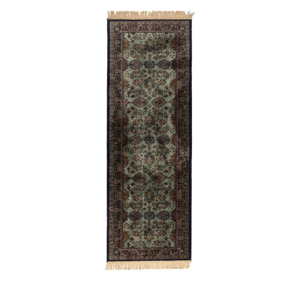 RAZ I - Tapis de couloir persan rouge 240x80 cm