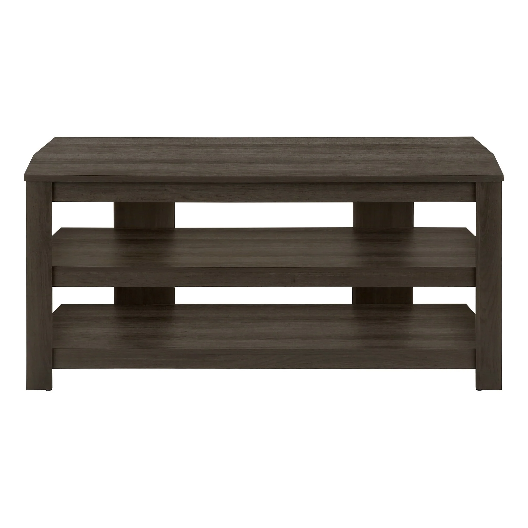 HomeRoots 42 Brown Wood Open Shelving TV Stand - 42' X '19.75' X '15.5