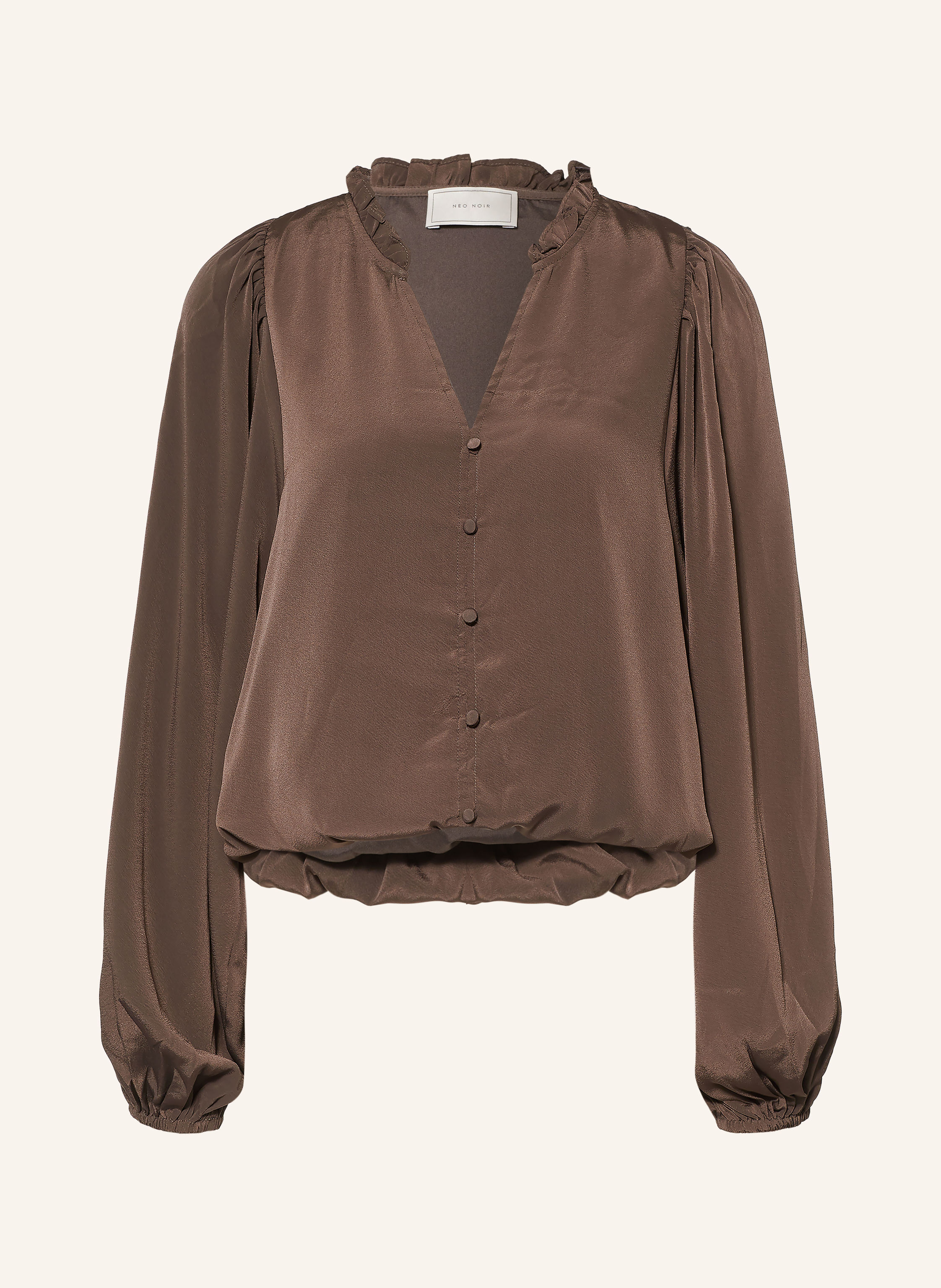 NEO NOIR Blusenshirt VIVETTE mit Rüschen