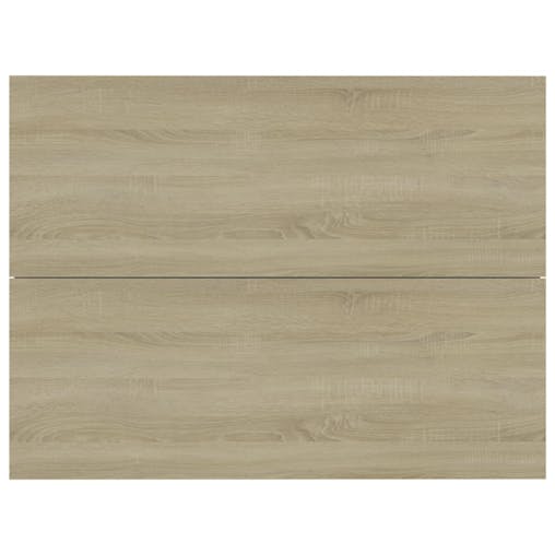NNEVL Bedside Cabinet Sonoma Oak 40x30x30 cm Chipboard