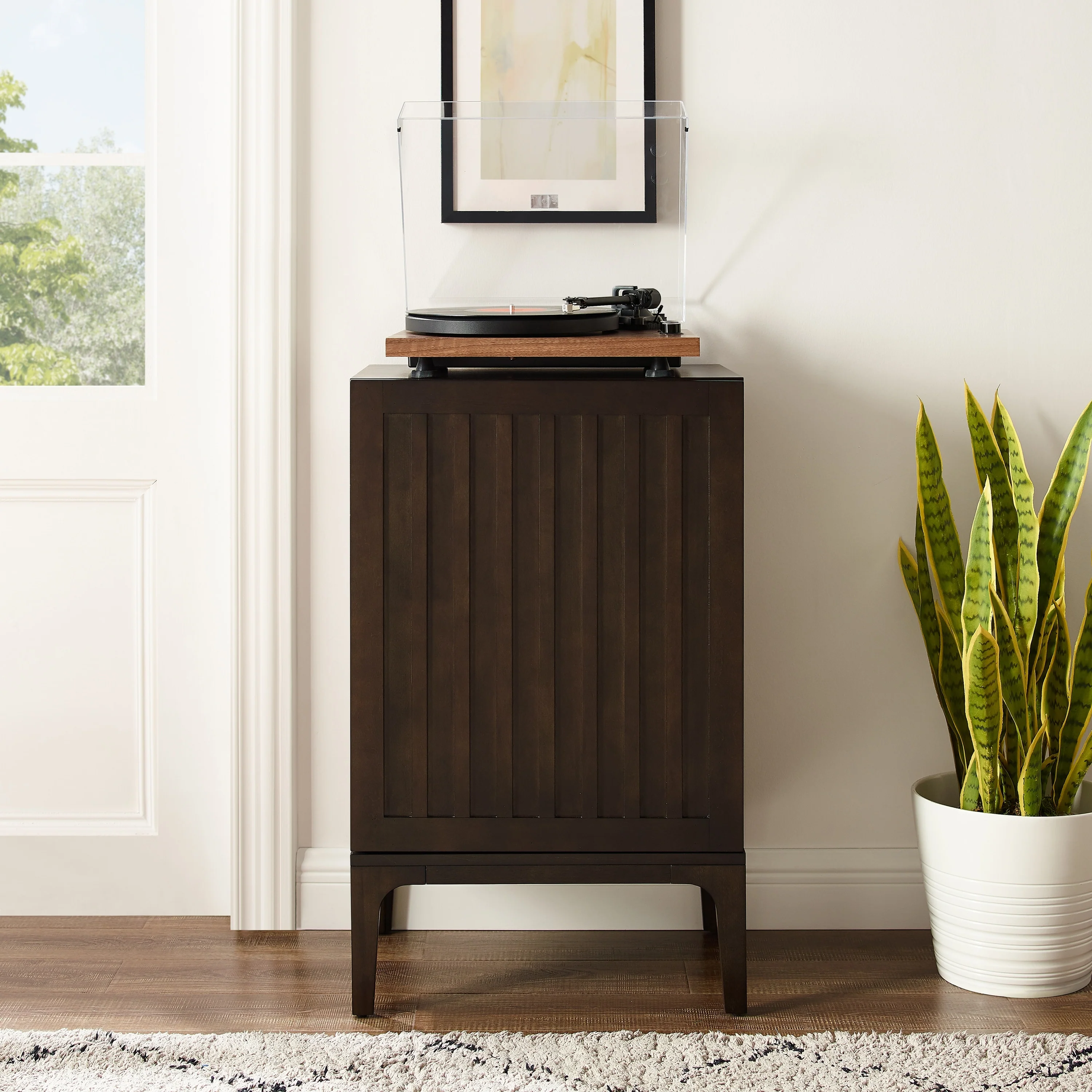 Crosley Asher Record Storage Stand