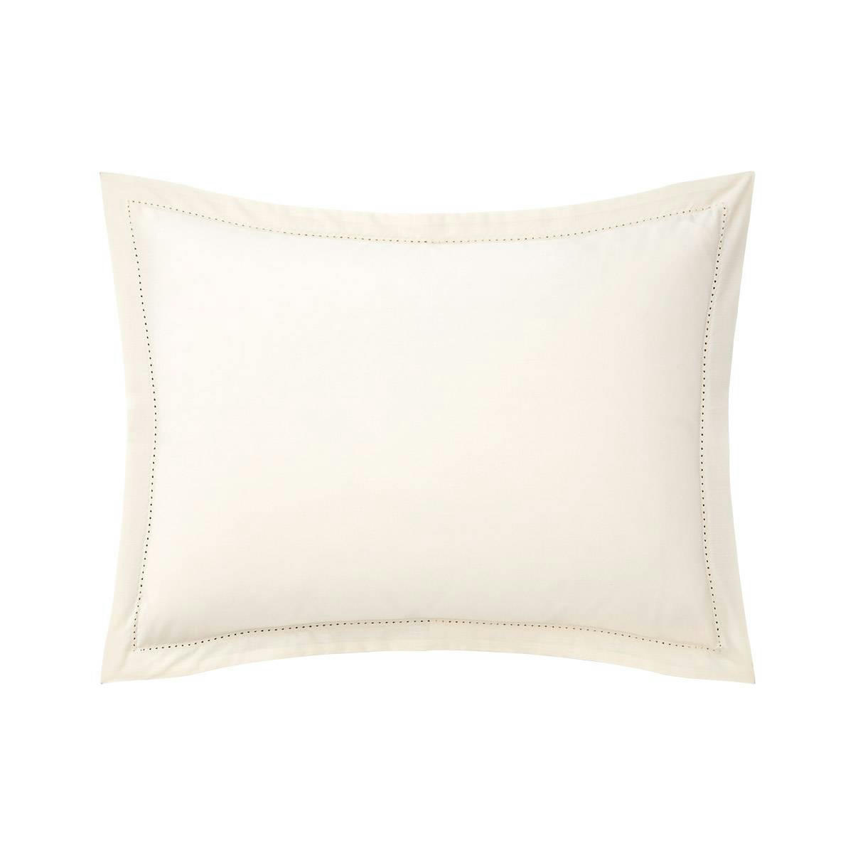 ALCOVE - Taie d'oreiller en percale de coton ecru 30 x 40 cm