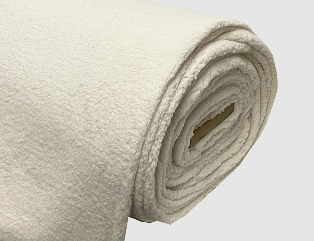 Microfaser geprägt Uni beige
