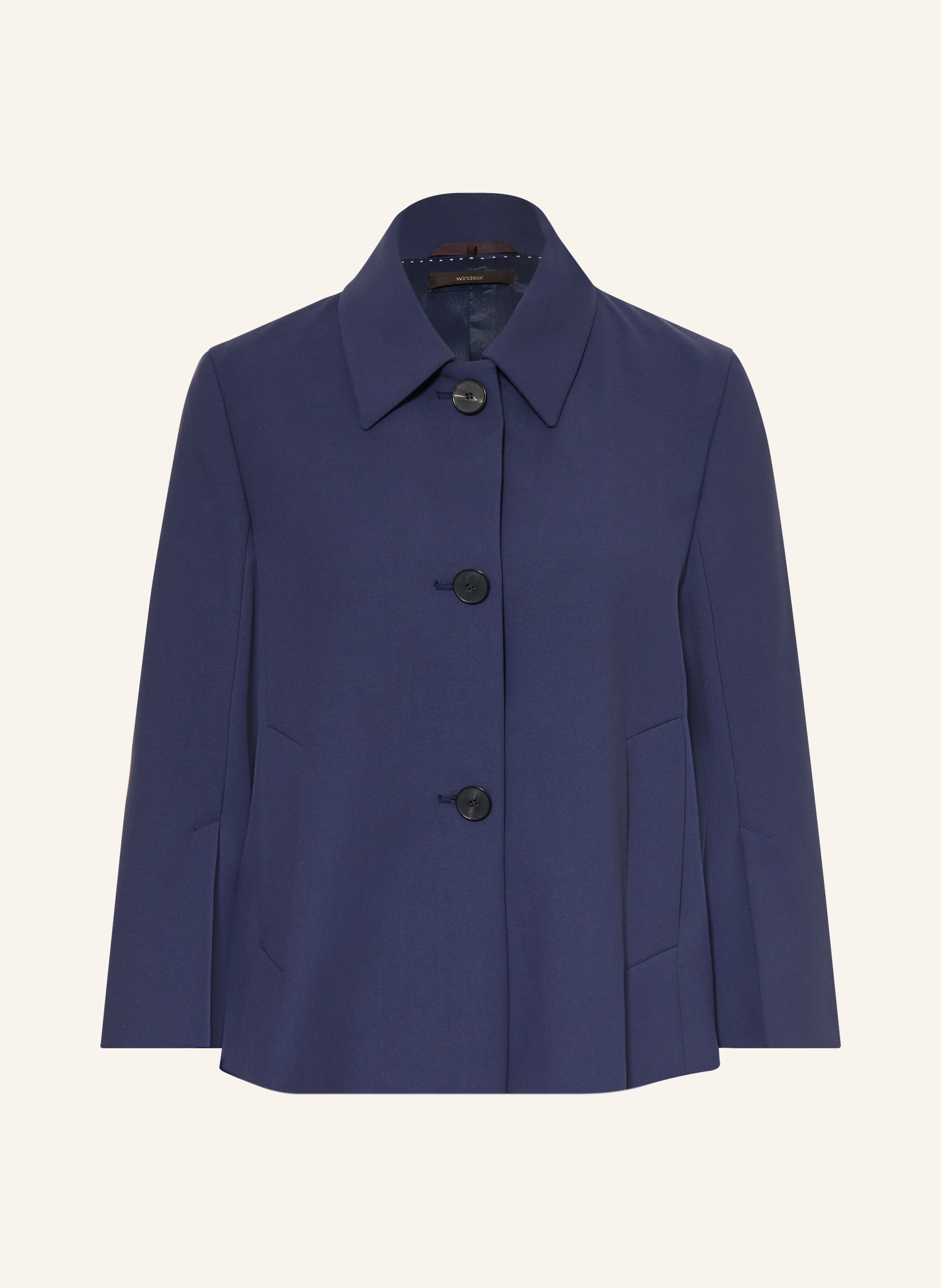 windsor. Kastenjacke aus Jersey mit 3/4-Arm
