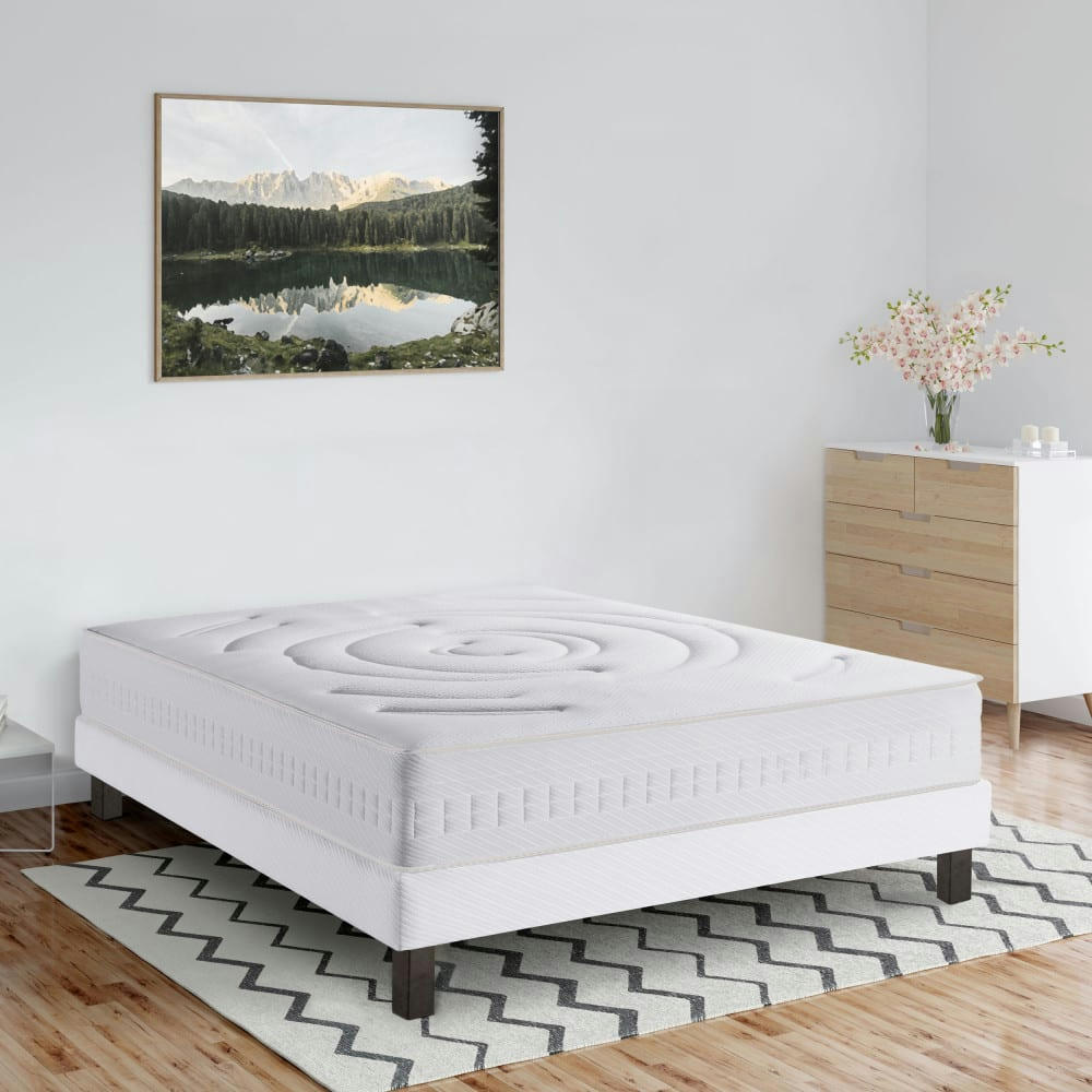 INFLUENCE-R - Matelas 100% ressorts et latex, accueil enveloppant 160x200 cm