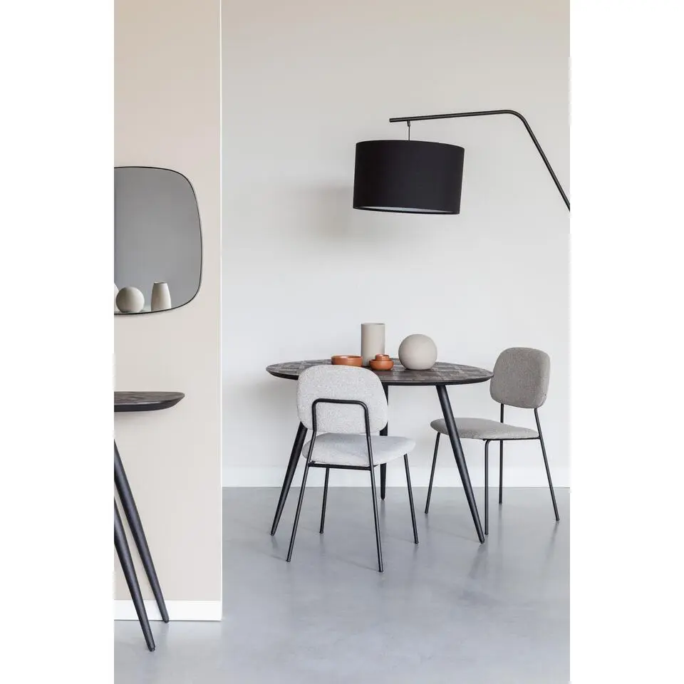 Housecraft Webster Eettafel Rond Hout 180x90 cm Bruin