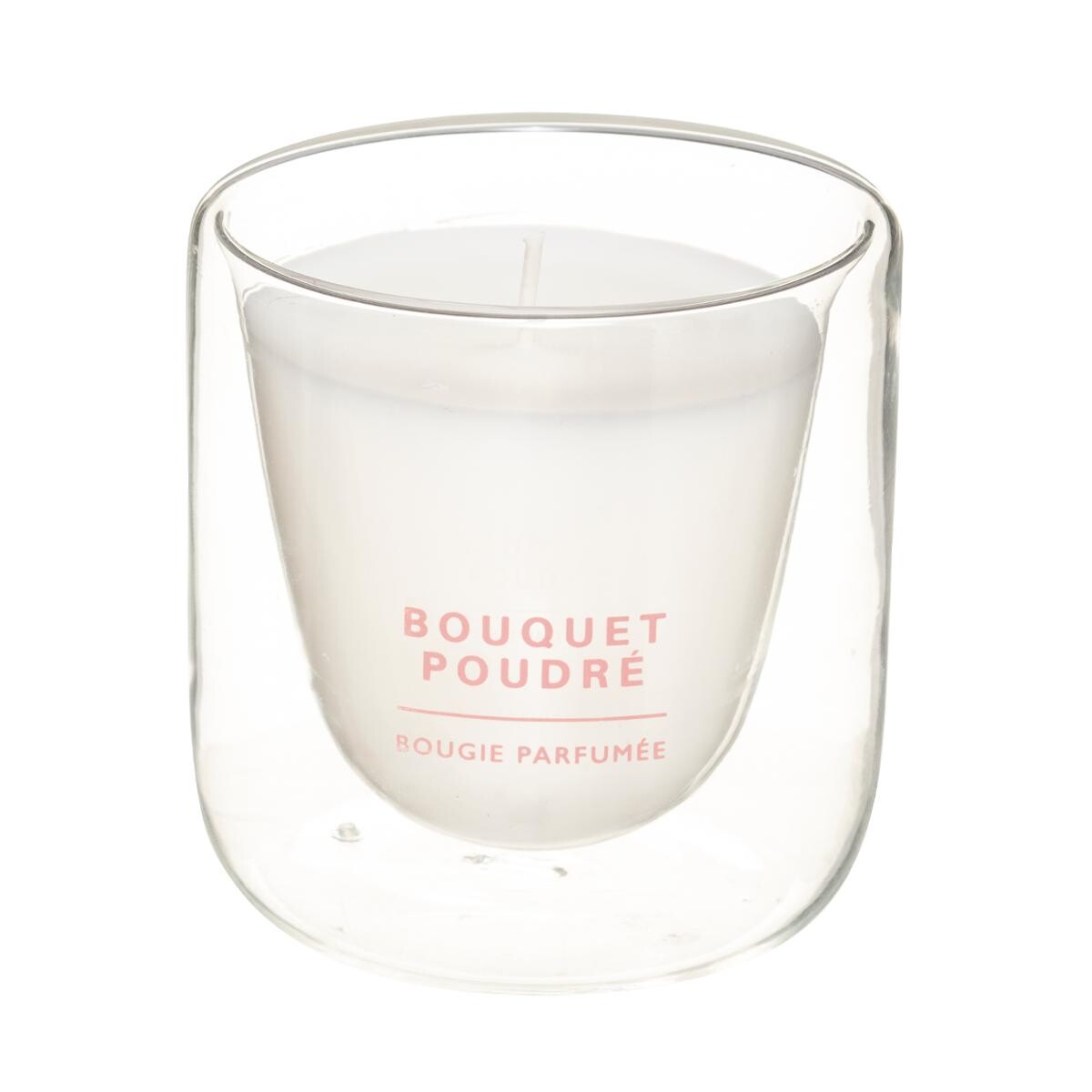 Scented candle "Ilan" Rose - jasmine - white musk, 130g