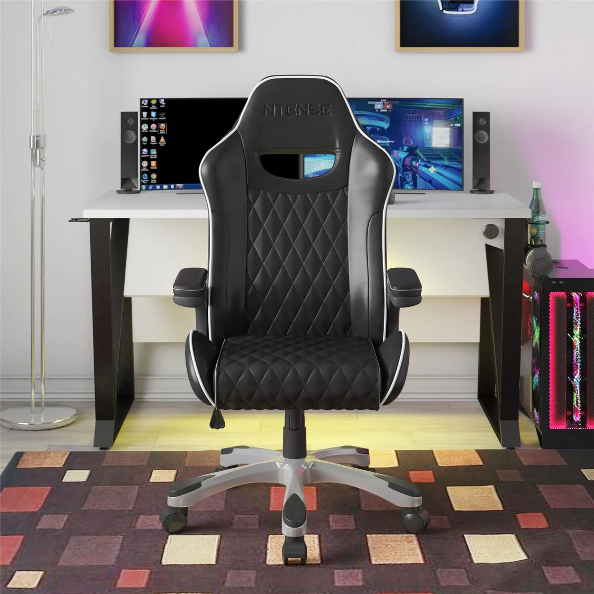 NTense Galaxy Gaming Chair with Ergonomic High Back