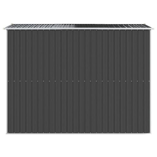 NNEVL Garden Shed Anthracite 192x274x223 cm Galvanised Steel