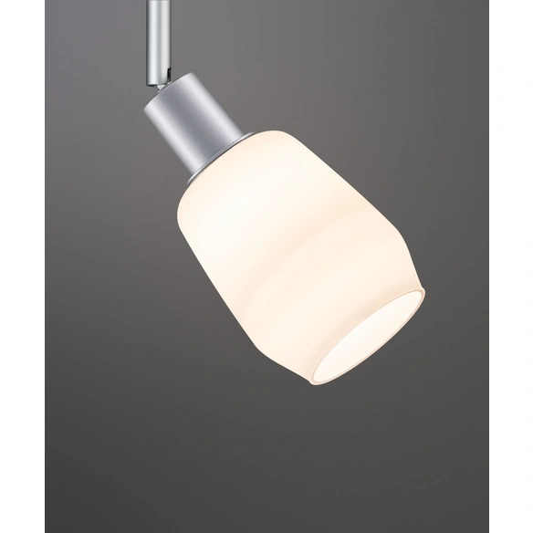 Spot »URail«, BxHxL: 4,4 x 16,3 x 4,4cm, chromfarben