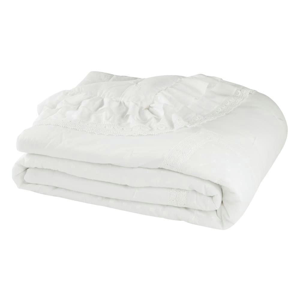 Clémence - Boutis en coton blanc 240 x 260 cm CLÉMENCE