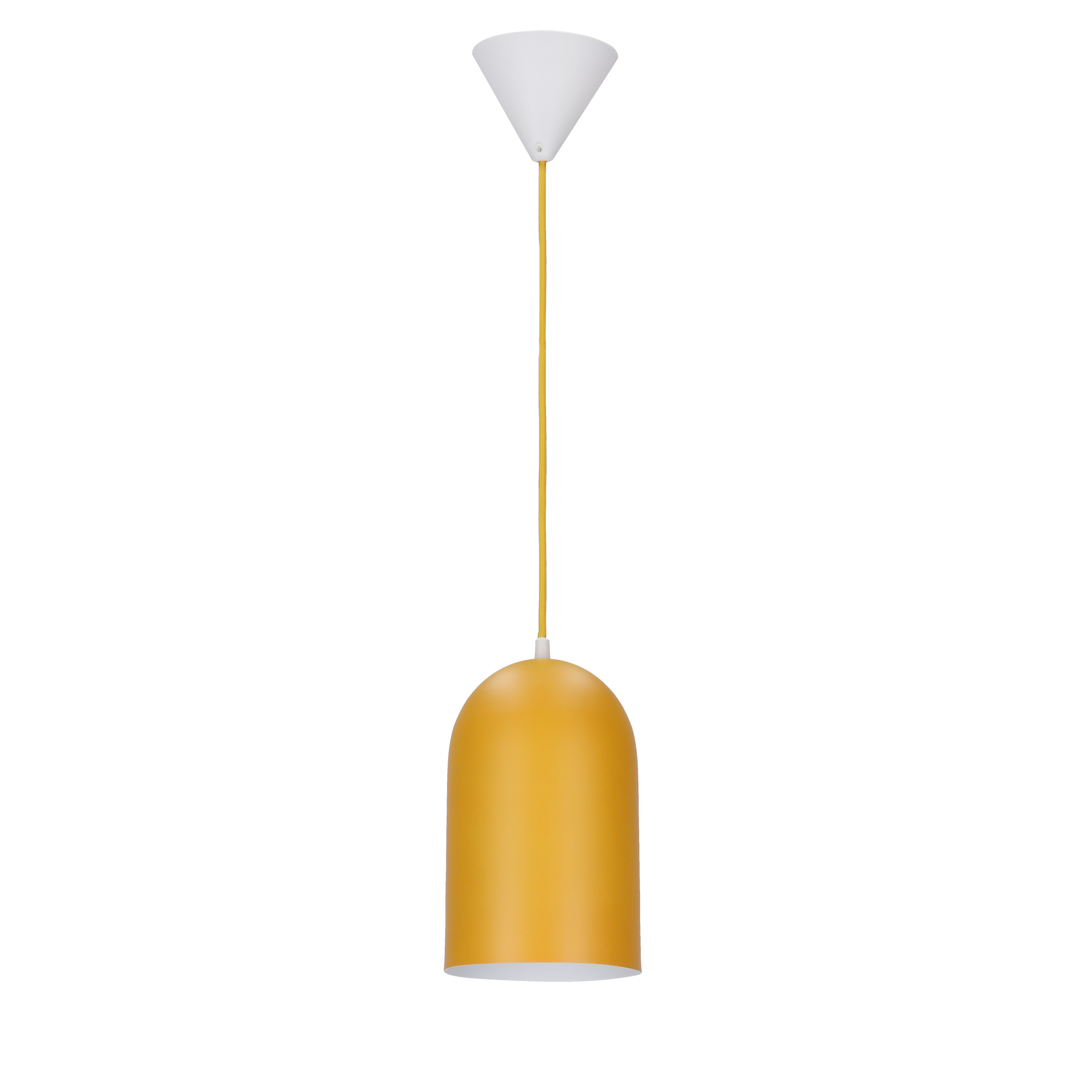 Lampa wisząca żółta OSS 1xE27x40W wym: 110x15x15 cm Candellux