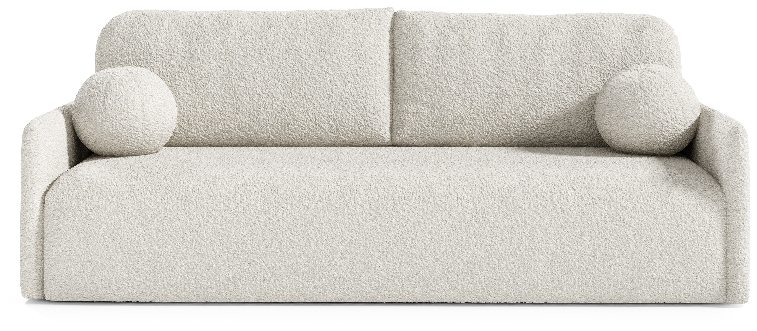 Sofa rozkładana z funkcją spania CLOUD biała kanapa