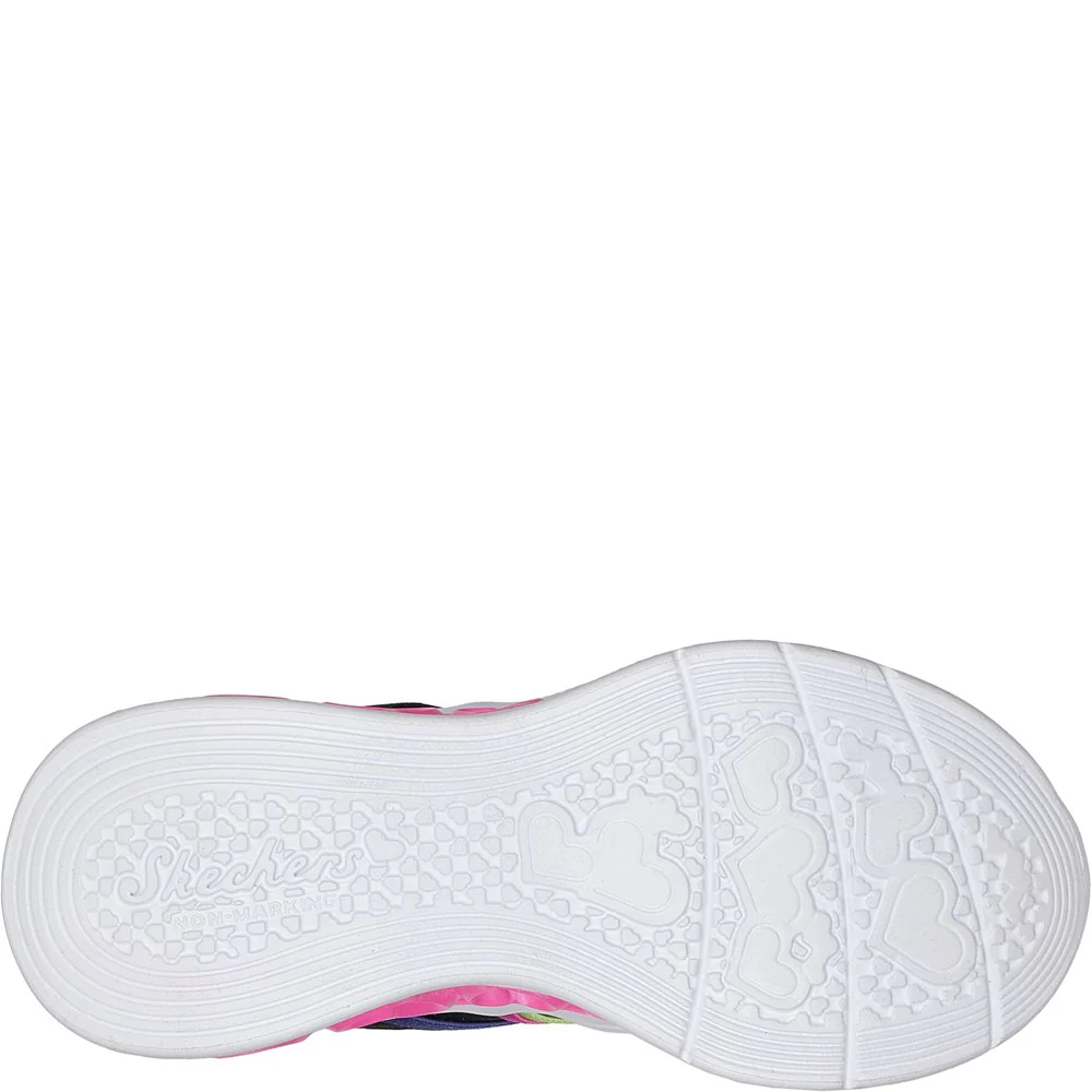 Skechers Flutter Heart Lights - Rainbow Bestie Shoe