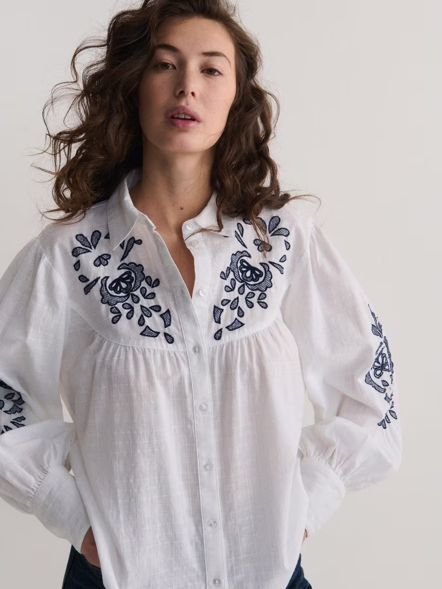 Shirt With Embroidery Detailing