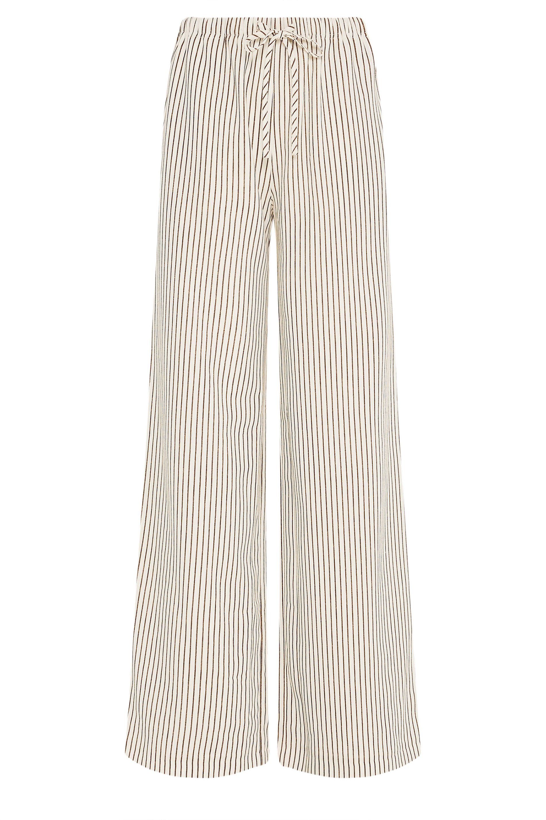 Long Tall Sally Tall Stripe Wide Leg Trousers