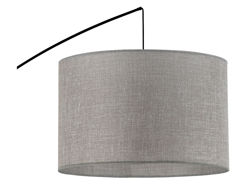 Lampa podłogowa Moby metalowa szara