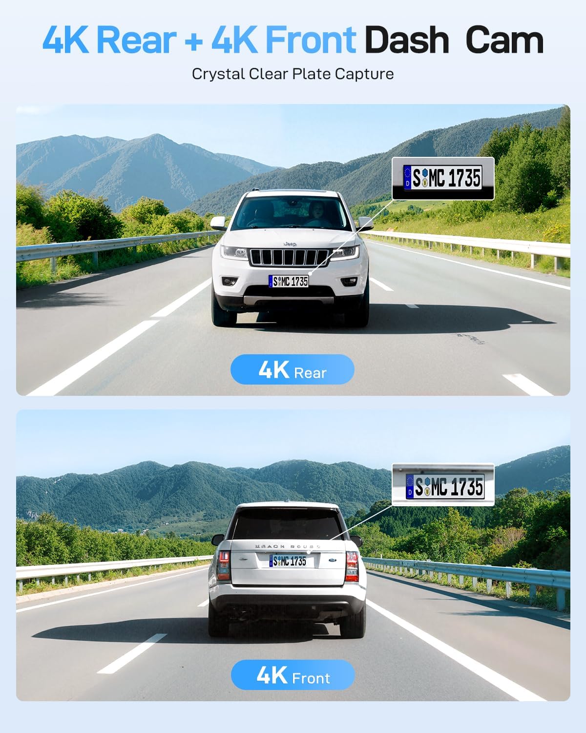 VIOFO A229 Ultra 2CH Dual 4K Dash Cam Front and Rear  Dual STARVIS 2 IMX678 Sensors & 2-Channel 4K HDR  Faster 5GHz Wi-Fi & Precise GPS Car Camera  Voice Control  Super Night Vision 2.0