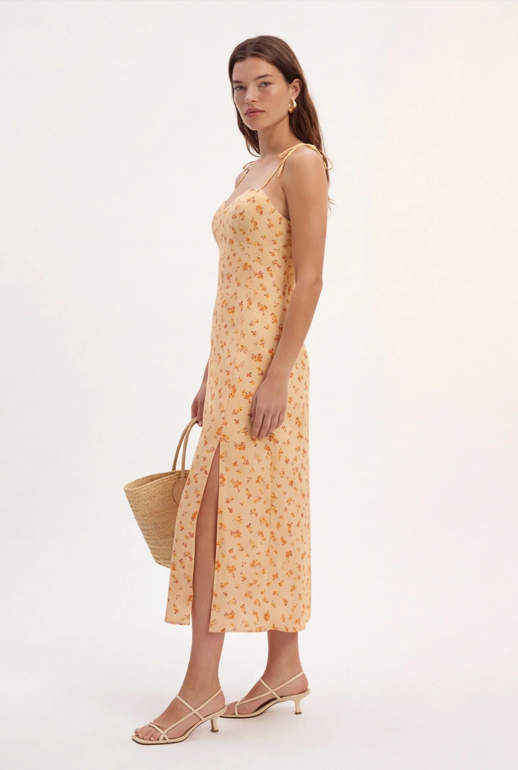 ROBE MIDI - CLEMENCE - VANILLE