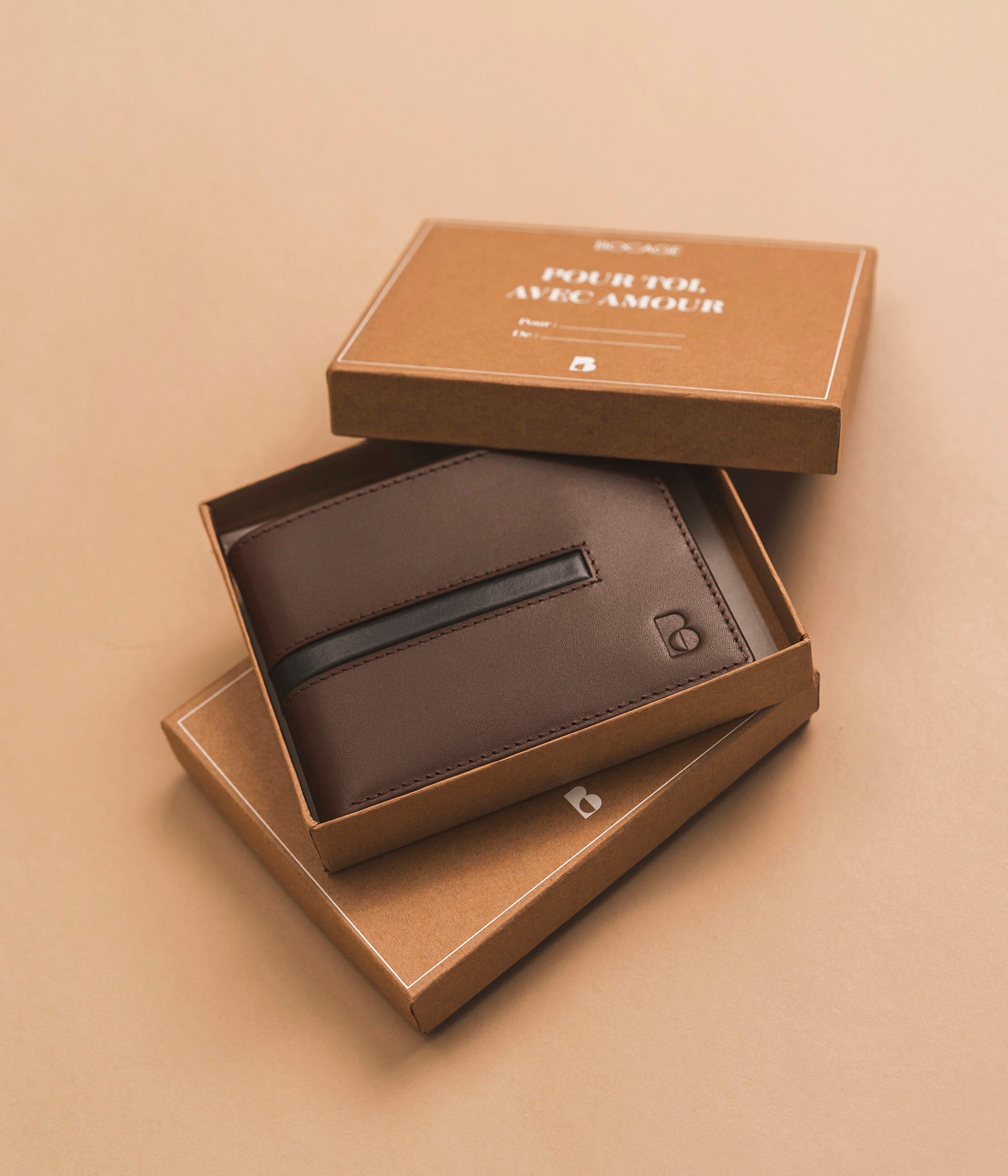 Portefeuille Honore chocolat
