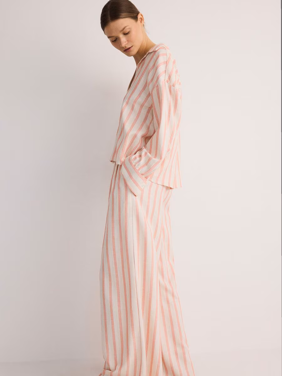 Viscose Rich Wide Leg Trousers