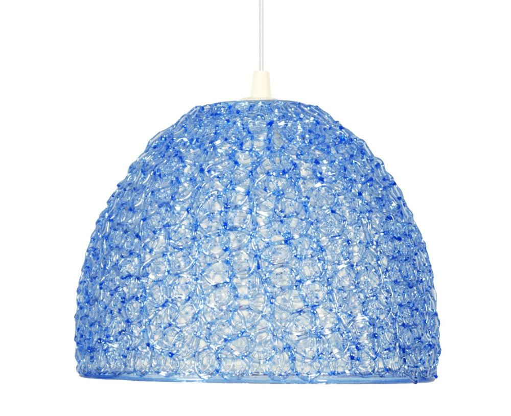 Lampa wisząca chromowana-niebieska CANARIA 1xE27x60W Candellux