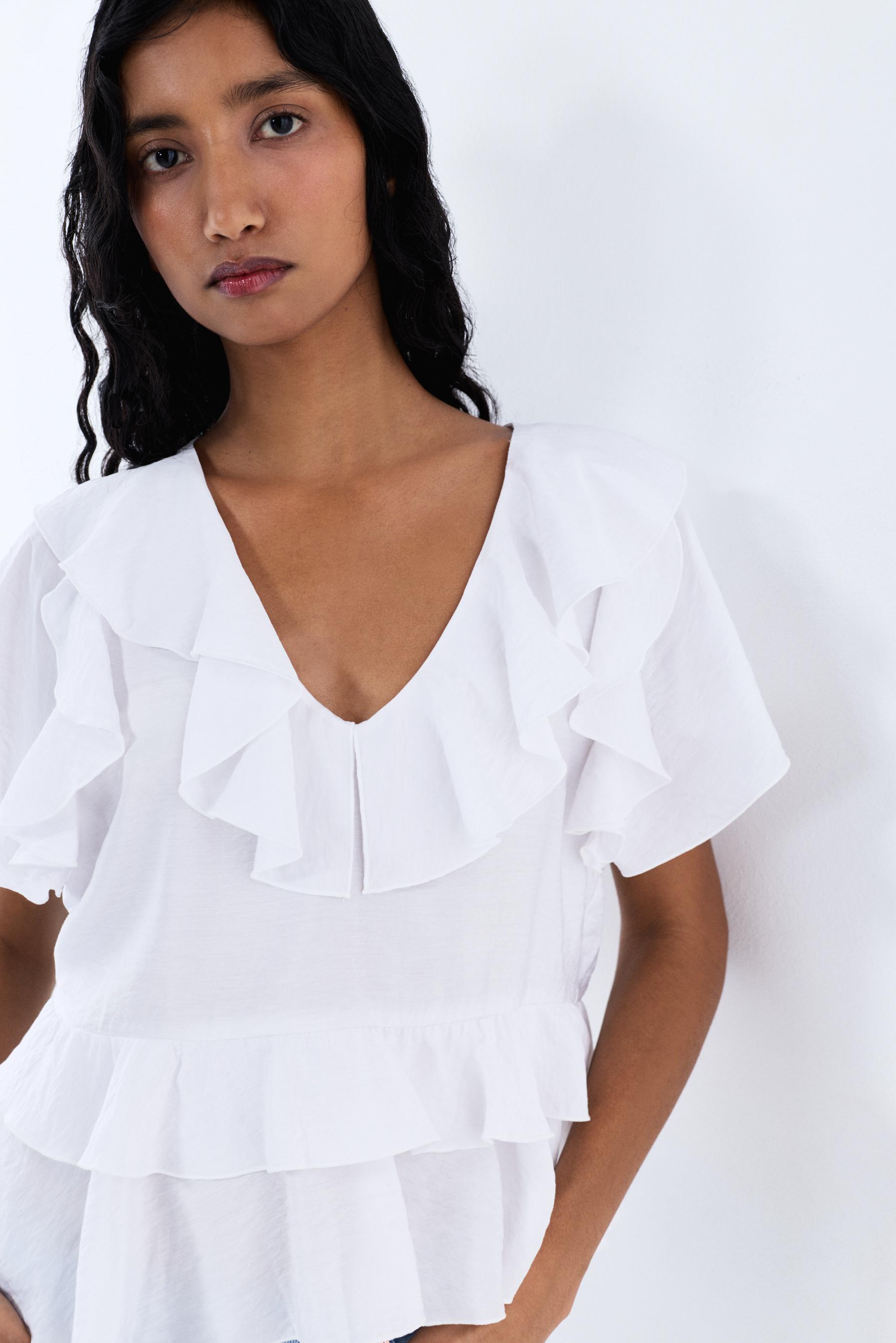 Blusa volantes