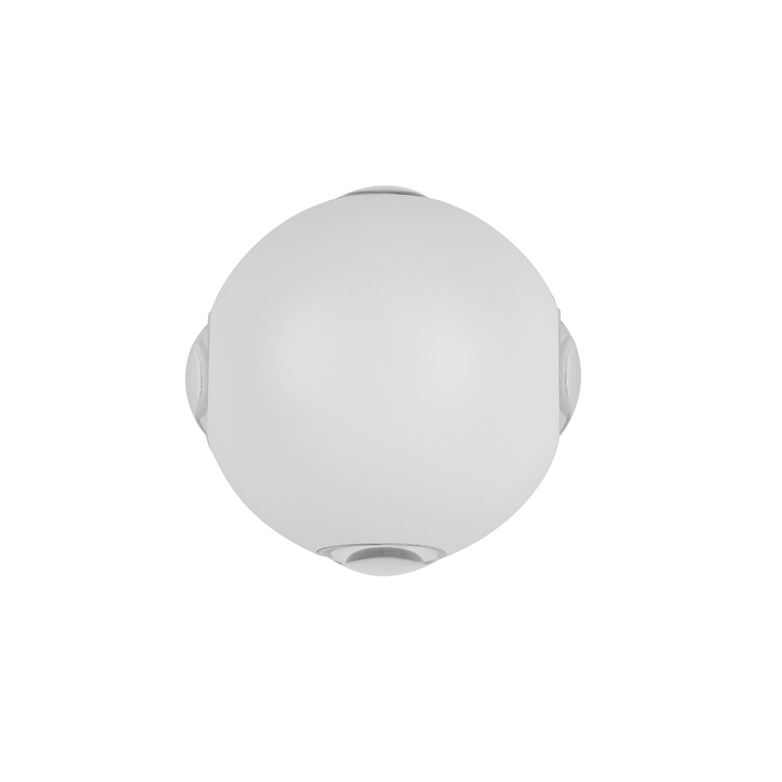 Kinkiet zewnętrzny BASILIO 3000K srebrny LED 1x3W 300lm IP65 Italux
