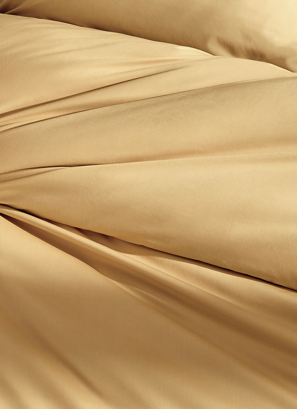 HOUSSE DE COUETTE UNIE EN PERCALE DE COTON MAIS