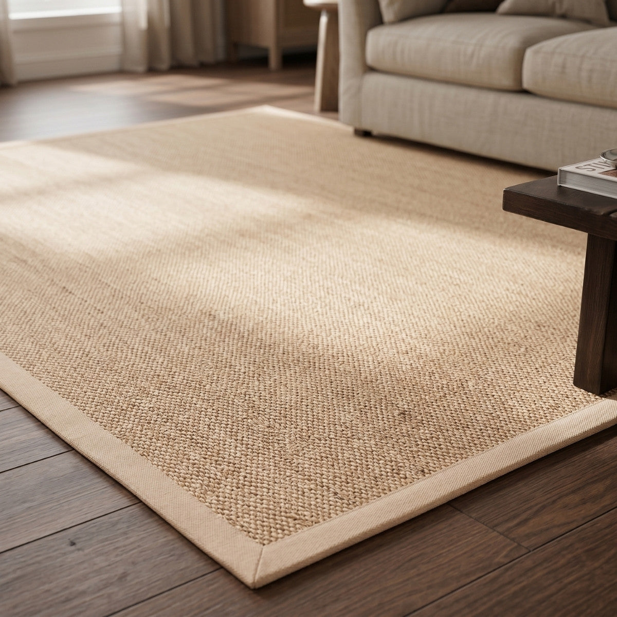 DÉJA Living Vloerkleed Honfleur - Beige Sisal - 160x240cm