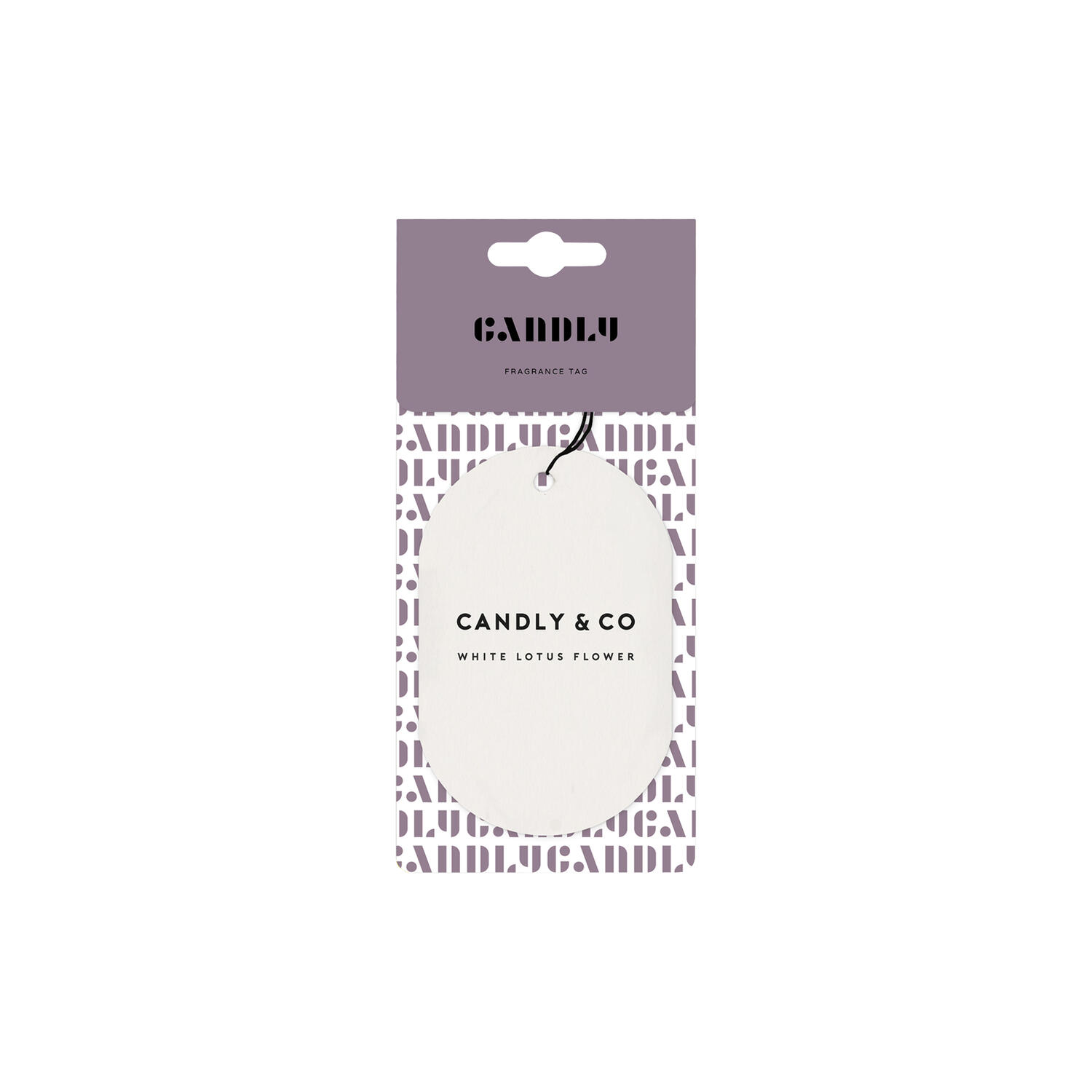 No. 8 Scented Car/Room Tag, White Lotus Flower