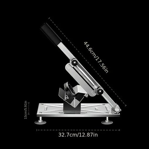NNETM Precision Kitchen Cutting Tool - Adjustable Thickness Meat, Fruit, and Vegetable Slicer