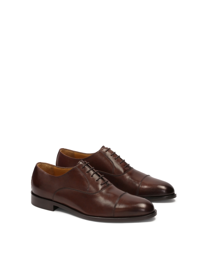 Formal leather oxford shoes