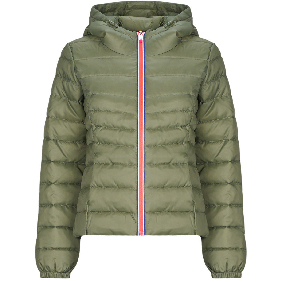 Only - ONLTAHOE CONTRAST HOOD JACKET - Kaki