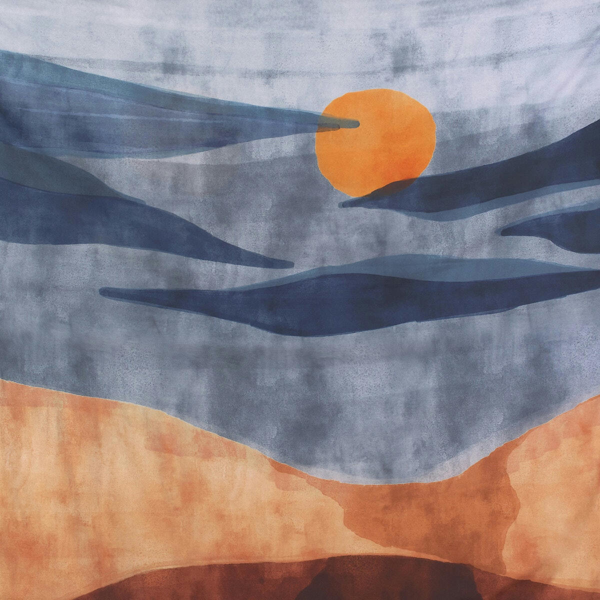 Housse de couette 30% coton recyclé, Zumaia