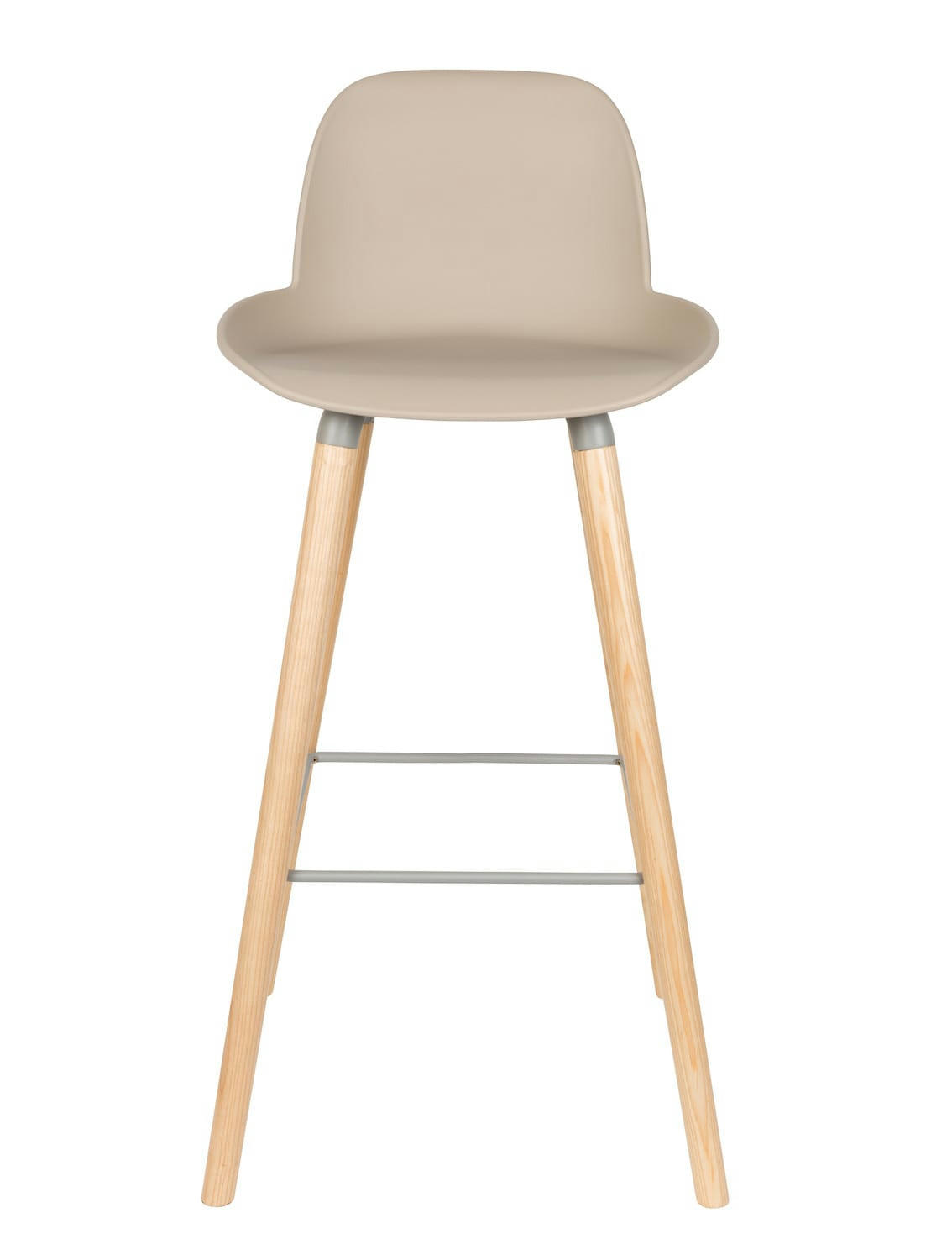 ALBERT KUIP - Tabouret de bar en polypropylène taupe