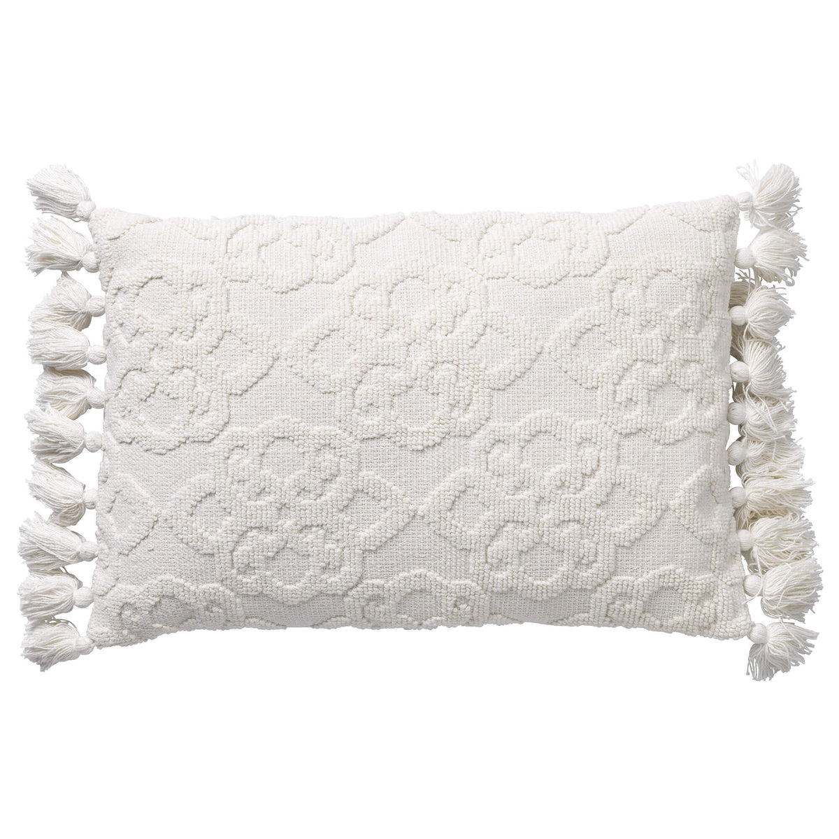 APHRODITE | sierkussen 40x60 cm | Snow White | wit | Hoii | met duurzame kussenvulling