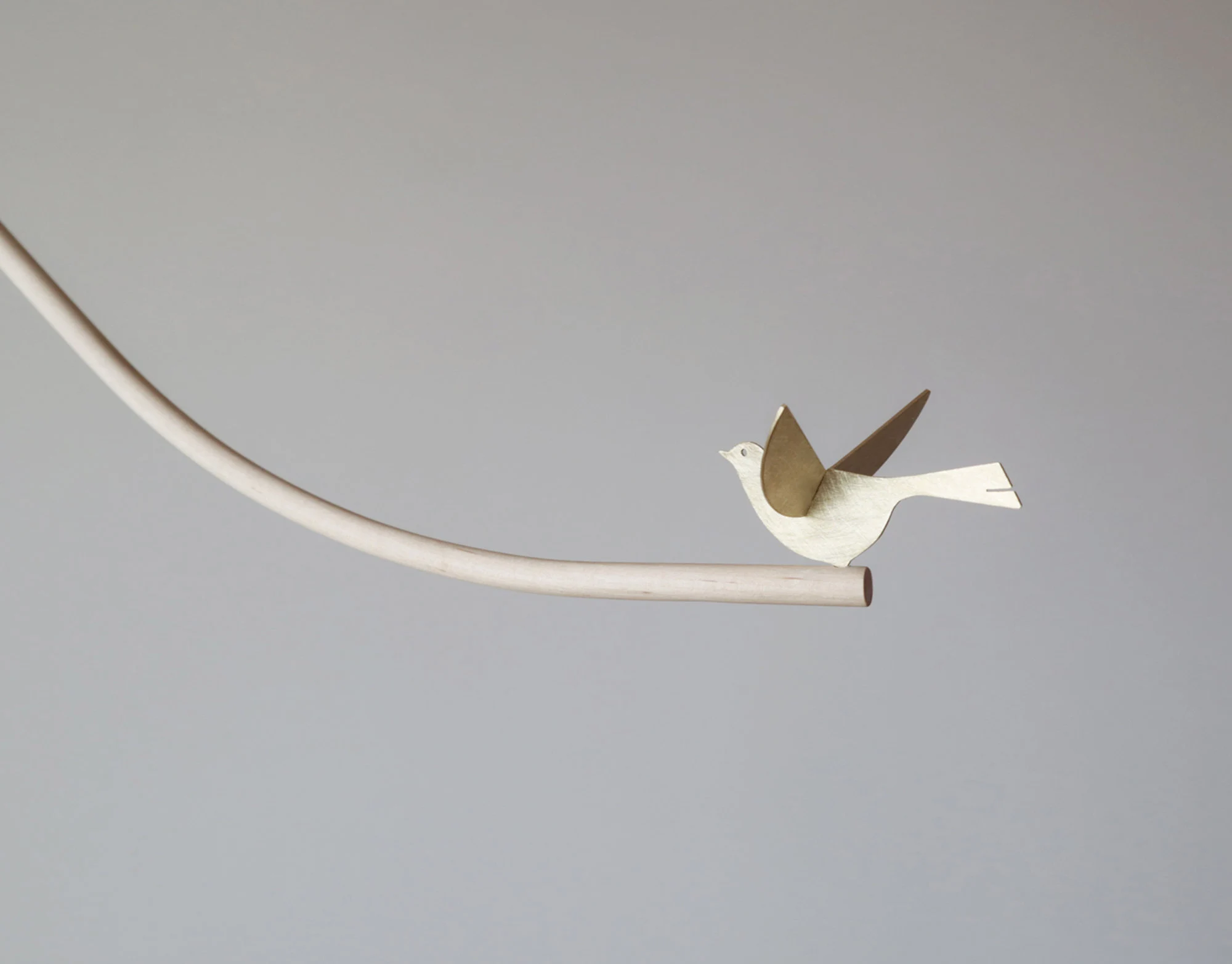 Air Plant Hanger, Kinetic mobile, Hanging mobile, Art for home, Tillandsia Plants, mobile for air plant, bird