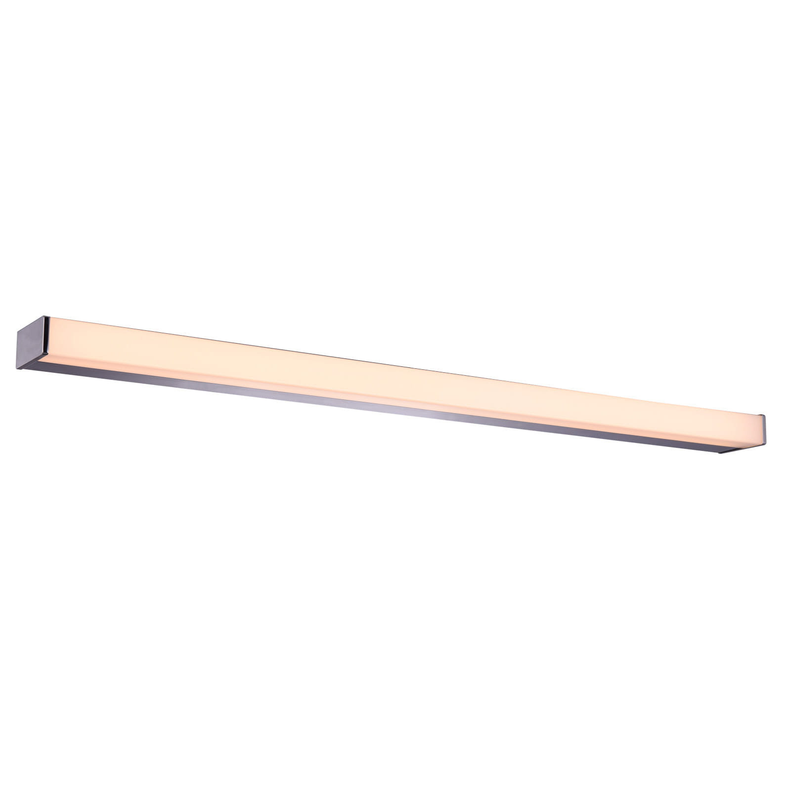 Kinkiet MINORIAsrebrny LED 1x12W 1200lm wym:3,9x60x7,8cm IP44 Italux